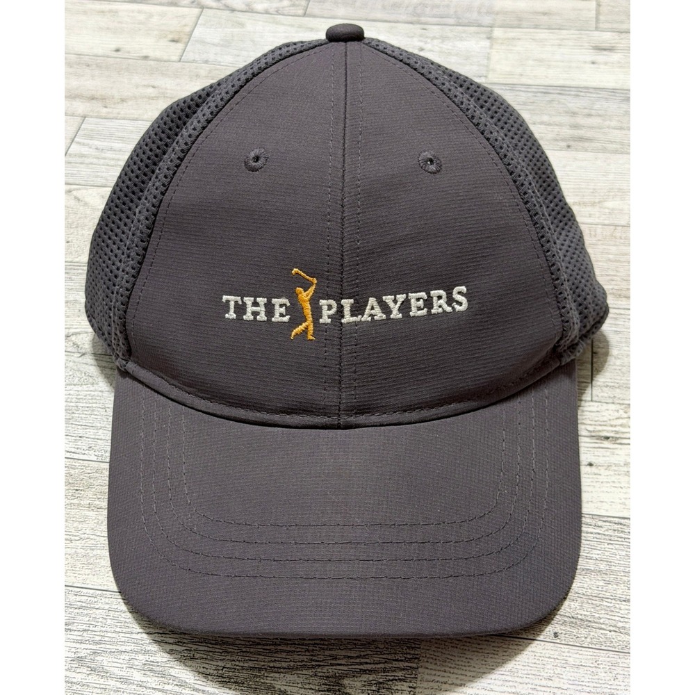 Ahead The Players TPC Sawgrass Golf Hat Mens S/M Gray Mesh Back Fitted Cap
